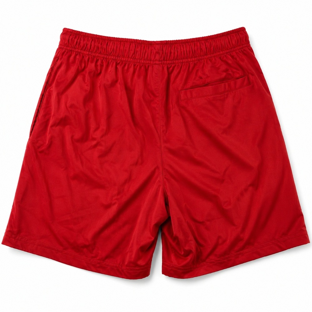 Jordan Swim Trunks Men's Medium Red Jumpman Mesh Lined Drawstring Swim Shorts